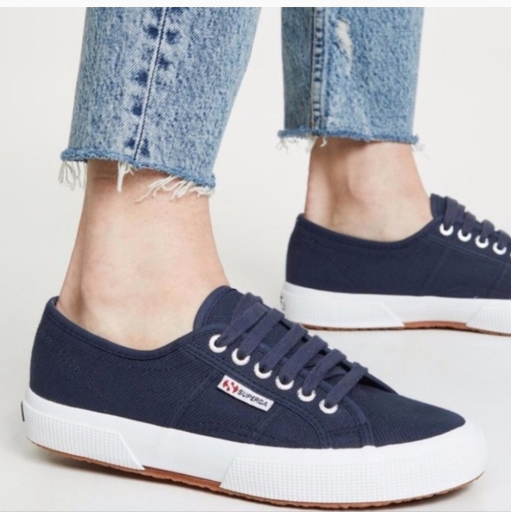 Superga Blue Cotu Classic Canvas Gym Shoes